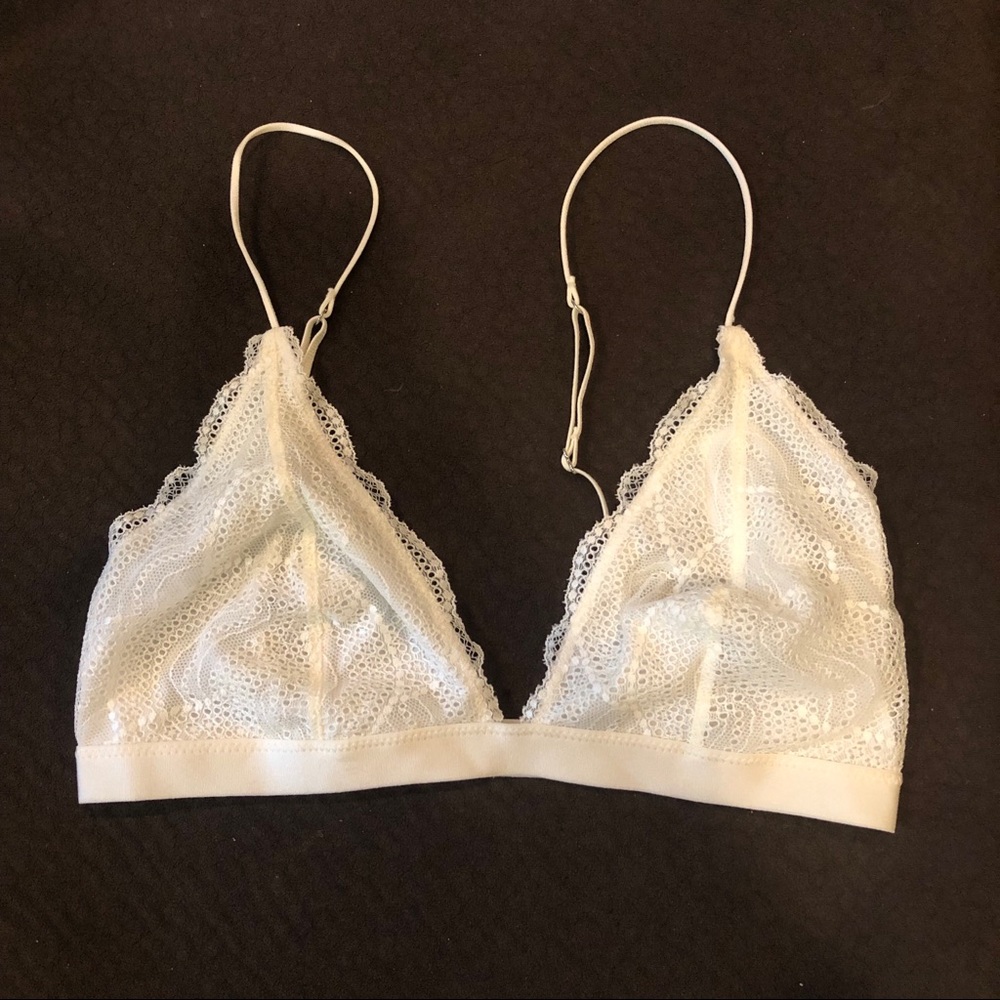 off white, forever 21 bralette